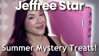 JEFFREE STAR SUMMER MYSTERY TREATS! Unboxing the Mystery Palette, Mystery Lip &