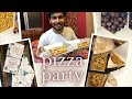 Enjoying pizza party from La pinoz pizza 🍕 🍕🍕🍕