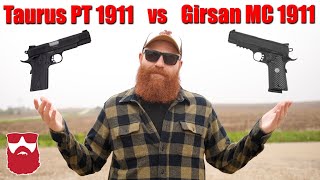 Battle of the Cheapest 1911s: The Taurus PT 1911 vs The Girsan MC 1911