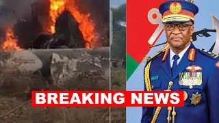BREAKING: KDF Chief General Francis Ogolla Involved In Chopper Crash!