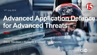 Webinar: Advanced WAF for Advanced Attacks