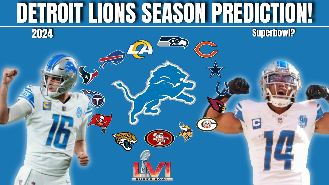 Predicting The ENTIRE 2024 Season For The Detroit Lions!! Including ...