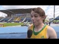 IAAF WU20 Championships Bydgoszcz 2016 100m Men Heat Jack HALE AUS