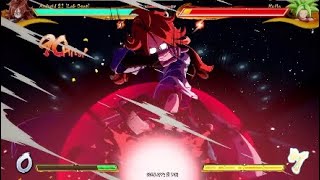 [DBFZ S3] Android 21 (Lab Coat) sparkless solo mid-screen combo w/vanish whiff ToD