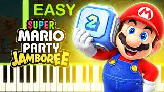 SUPER MARIO PARTY JAMBOREE THEME - EASY Piano Tutorial