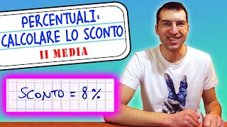 Percentuali, come calcolare lo sconto - 2ª Media [Tutorial per genitori]