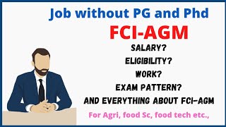 How to become FCI-AGM | Govt jobs after BSc Agriculture | Govt jobs after graduation