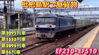 EF210-316号機と115号機の重連牽引.3091レを含む、貨物列車4本編集。