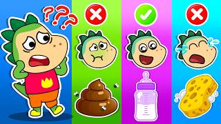 🥵 Hot vs. Cold 🥶: Spike and Sparkle Take Care of Baby Goo 👶 | Stories for Kids by Fire Spike 🔥