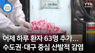 어제 하루 환자 63명 추가...수도권·대구 중심 산발적 감염 / YTN 사이언스