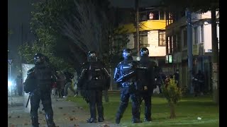 Habitantes de Suba, cansados de choques entre manifestantes y policías