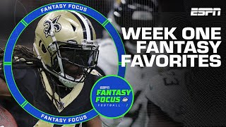 The BEST Starts for Week One | Fantasy Focus 🏈