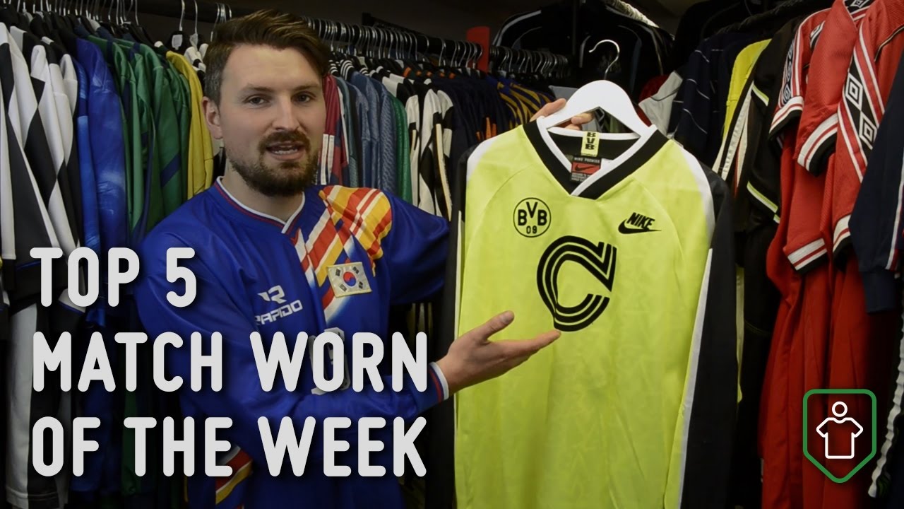 Classic Football Shirts: This Week's Top 5 Match Worn - YouTube