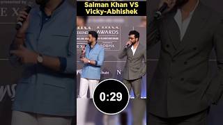 Salman Khan VS Vicky-Abhishek Moment From IIFA Awards 😂🔥 #shorts