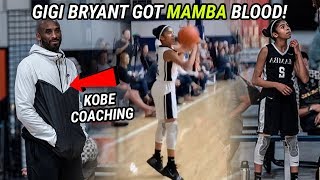 Kobe Bryant's 12 Year Old Daughter Has The MAMBA MENTALITY! Gigi Bryant Balls Out For Dad 🔥