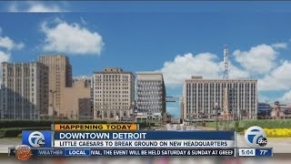 Little Caesars groundbreaking today