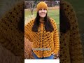 Crochet Sleeved Poncho Tutorial