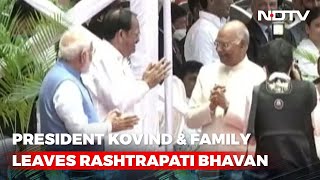 Former President Ram Nath Kovind, Family Leave Rashtrapati Bhavan