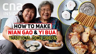 Vanishing Home Recipes: Nian Gao (Rice Cake) & Hainanese Yi Bua (Coconut Kueh)