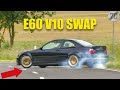 SCREAMING BMW M3 E46 with Manual S85 V10 ITB at the Nürburgring! CRAZY SOUND!