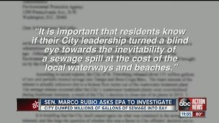 Marco Rubio slams St. Pete City leaders on sewage scandal, asks for EPA’s help