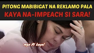 NAPAKABIGAT PALA NG REKLAMO KAY SARA KAYA NA-IMPEACH!