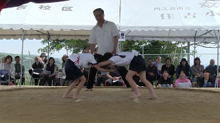 種子島の学校活動：第86回仲良し相撲大会住吉小学校・星原小学校前半ダイジェスト