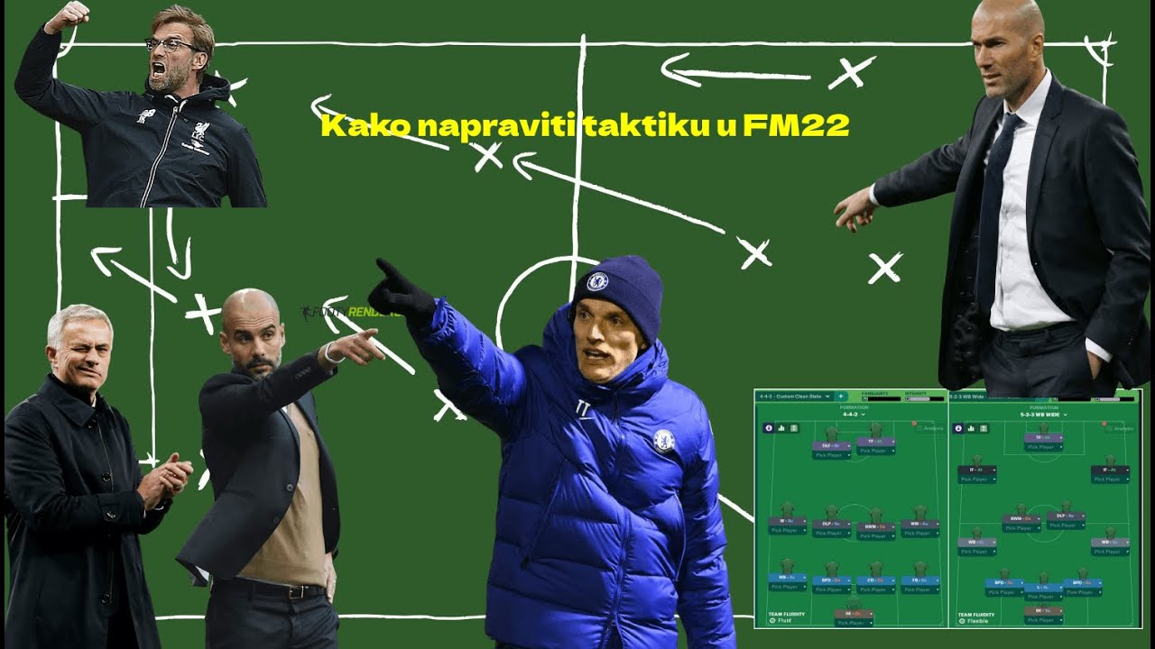 Kako Da Napravite Taktiku U FM22 (Football Manager 2022) How To Create ...