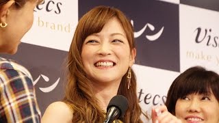 吉澤ひとみ、逆プロポーズだった！「結婚したいな～」「すれば」セーレン「 Viscotecs make your brand 」事業戦略発表会　会見　#Hitomi Yoshizawa　#event