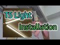 How to fix cove lights. T5 light tubing.