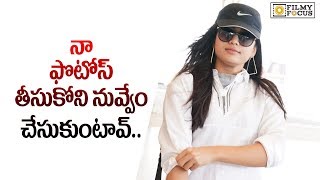 Rashmika Mandanna Fires on photographer in Hyderabad Airport | Telugu Airport Videos-Filmyfocus.com