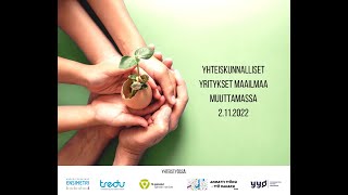 Yhteiskunnalliset yritykset maailmaa muuttamassa