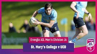 St. Mary's Col. v UCD - #EnergiaAIL Highlights Men's Div 1A Rd 14