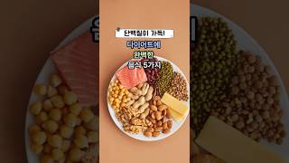 단백질로 다이어트 성공하기! 🍽️ 5가지 필수 음식 | 고단백 다이어트 비법 공개 💪