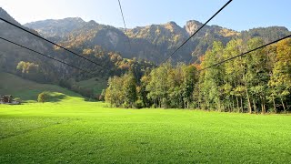 Luftseilbahn Mettlen - Flühmattli Bergfahrt 2020 - cable car Switzerland