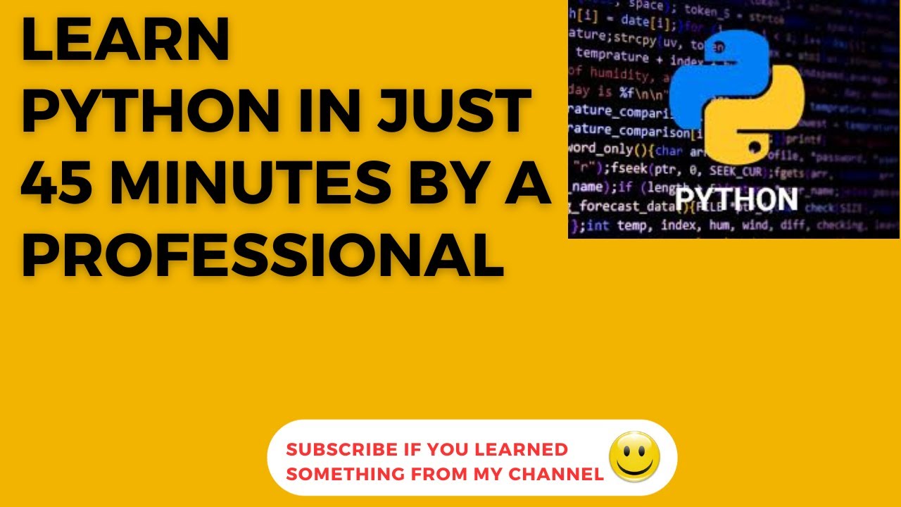 Python Beginner Level Tutorial Youtube