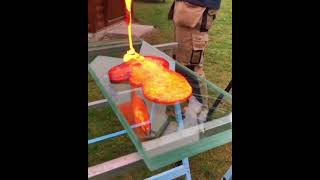 Lava 2000 degrees Celsius VS Bulletproof glass