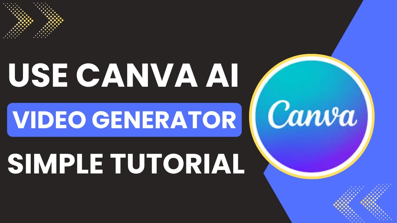 How To Use Canva Ai Video Generator Youtube
