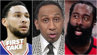 Stephen A. reacts to reports of James Harden wanting to join the 76ers | First Take