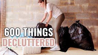 I decluttered 600 things in one weekend | Messy to Minimalist Mum
