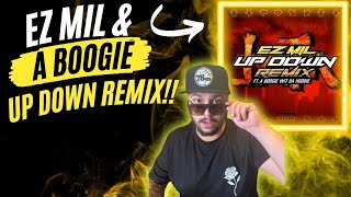 EZ & BOOGIE GOT DOWN!!! | Ez Mil ft. A Boogie Wit da Hoodie - Up Down (Remix) |