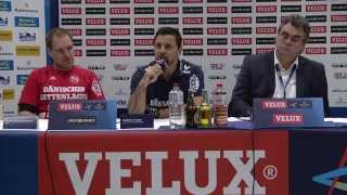 Pressekonferenz nach dem Sieg über Celje (englisch)