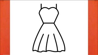 رسم فستان 1