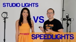 Speedlights vs Studio Strobes