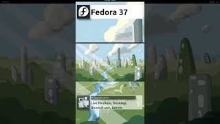 Fedora 37 Quick overview #shorts