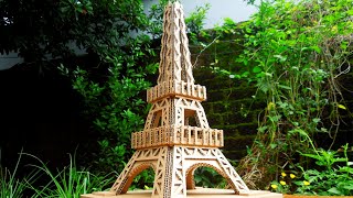 How To Make Eiffel Tower Miniature from Cardboard