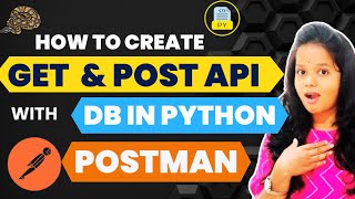 How to create GET and POST API With DB in Python?GET and POST Requests Using Python #infysky #python