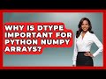 Why Is Dtype Important For Python NumPy Arrays? - Python Code School