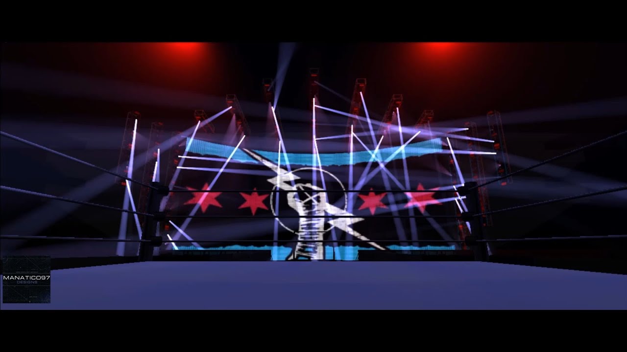 WWE CM Punk Returns To Raw Entrance Stage Animation - YouTube