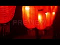 swaying chinese lanterns stock video